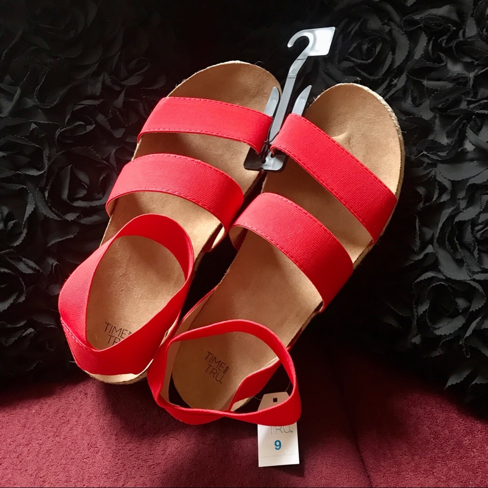 Red Espadrille Sandals